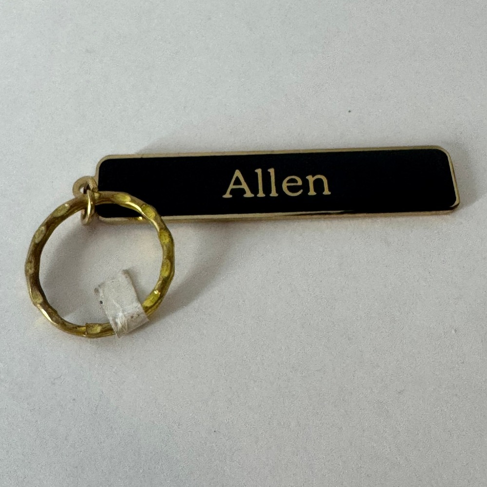 Las Vegas Allen Keychain Black Gold Dice Casino Souvenir
